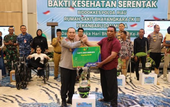 Bakti Kesehatan Hari Bhayangkara ke-80, Polda Riau Gelar 14 Layanan Medis