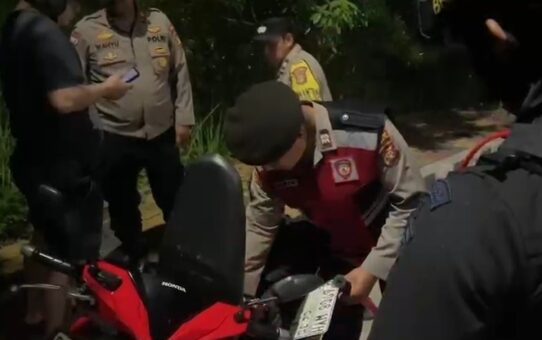 Brimob Metro Jaya Gagalkan Aksi Curanmor Saat Patroli Malam di Tangerang
