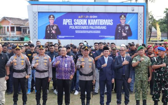 Pimpin Apel Sabuk Kamtibmas, Kapolda Sumsel Ajak Masyarakat Perkuat Persatuan dan Tolak Provokasi Pemecah Belah