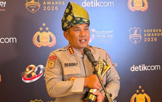 Kombes Pol Eko Budhi Purwono Raih Hoegeng Awards 2026 Kategori Polisi Berdedikasi Lewat Program Green Policing
