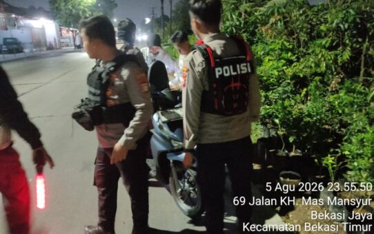 Tim Presisi 2 Polres Bekasi Kota Gelar OKJ Dini Hari