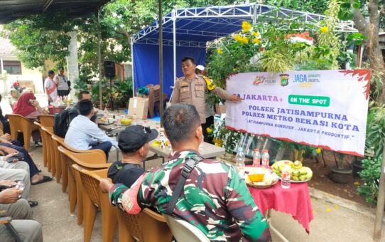 Jaga Jakarta On The Spot Polsek Jatisampurna Serap Aspirasi Warga