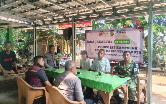 Polsek Jatisampurna Gelar Jaga Jakarta On The Spot, Perkuat Sinergi dengan Masyarakat Jatiraden Jaga Kamtibmas