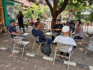 KASAT RESKRIM DAN KAPOLSEK JATIASIH SERAP ASPIRASI MASYARAKAT, AJAK PEDULI KAMTIBMAS
