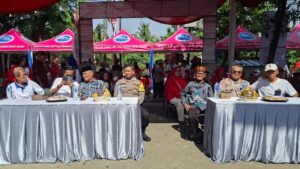 Puncak Gempita Merdeka, Polsek Bekasi Selatan Hadir di Tengah Warga Jakamulya