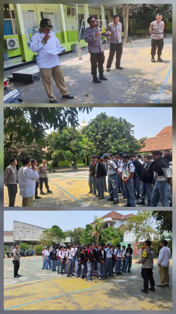 Cegah Keterlibatan Pelajar dalam Demo dan Tawuran, Kapolsek Medansatria Sambangi SMK Ekuin Pangeran Jayakarta