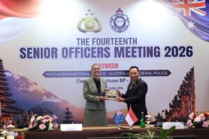 POLRI-AFP PERKUAT KERJA SAMA HADAPI KEJAHATAN TRANSNASIONAL DALAM SOM KE-14 DI BALI