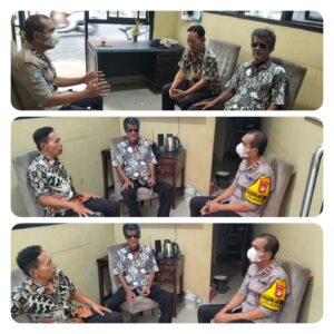 Bhabinkamtibmas Jatiwarna Sambangi Security Perumahan Huma Akasia