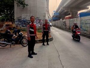 Cegah Tawuran dan 3C, Polsek Bekasi Selatan Perkuat Patroli di Cikunir Raya