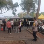 Pemantauan Pedagang Pasar Pagi, Bhabinkamtibmas Pastikan Situasi Kondusif Jelang Kunjungan Menko