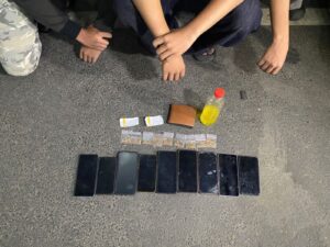 Patroli Brimob Metro Jaya Amankan 9 Orang dan 9 Klip Tembakau Sintetis di Cibubur