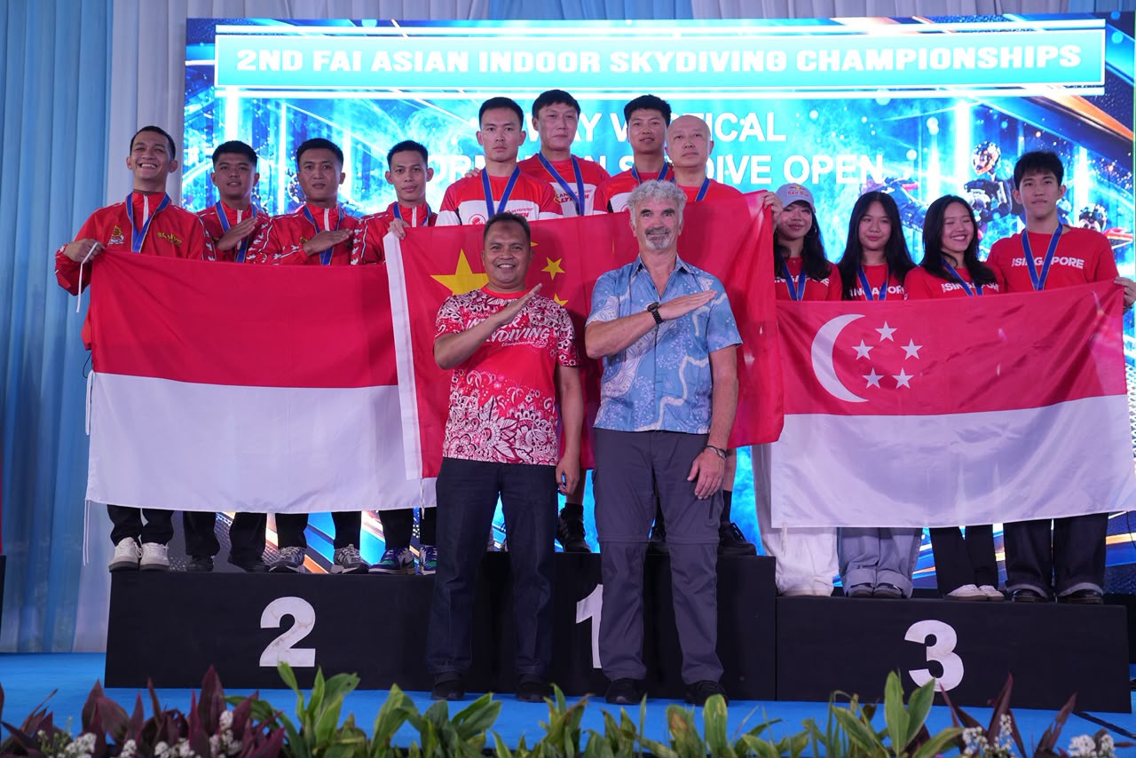 Tim Terjun Payung Polri Bawa Indonesia Raih Tiga Medali di 2nd FAI Asian Indoor Skydiving Championships 2026