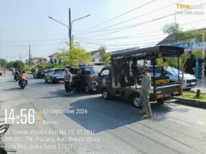 Polsek Bekasi Utara Bersama 3 Pilar Gelar Patroli KRYD Antisipasi Gangguan Kamtibmas