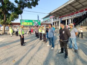 Polsek Bekasi Utara Gelar Simulasi Mapping dan Pemantauan di Stasiun Bekasi