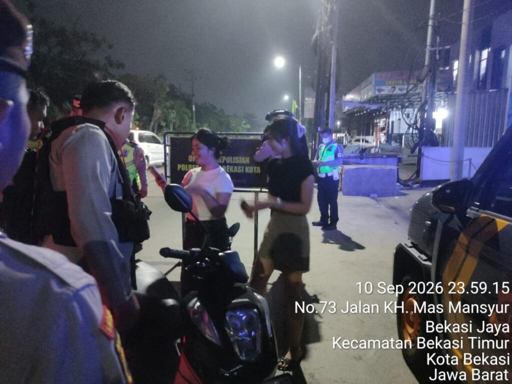 Jaga Jakarta On The Spot, KEGIATAN TIM PATROLI PERINTIS PRESISI POLRES METRO BEKASI KOTA DALAM RANGKA PENCEGAHAN