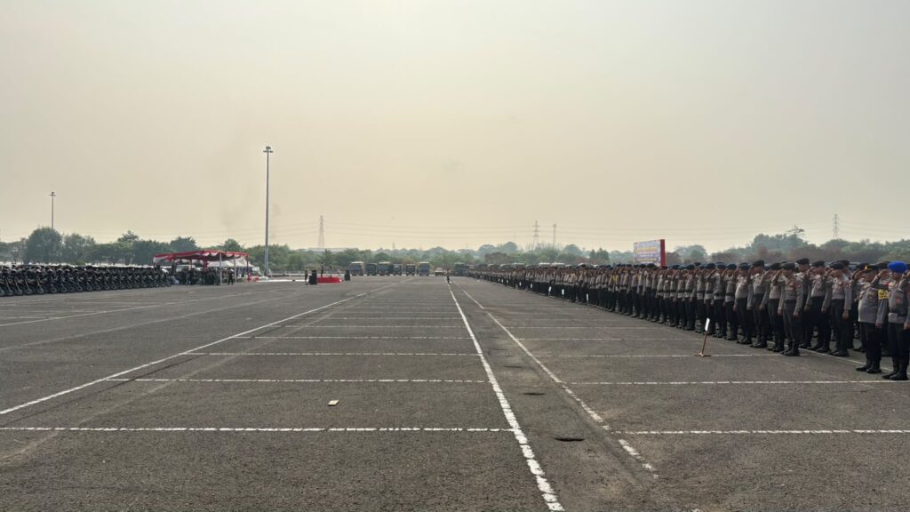 Brimob Polda Metro Jaya Siagakan 1.180 Personel Amankan Pilkades Serentak di Kabupaten Bekasi