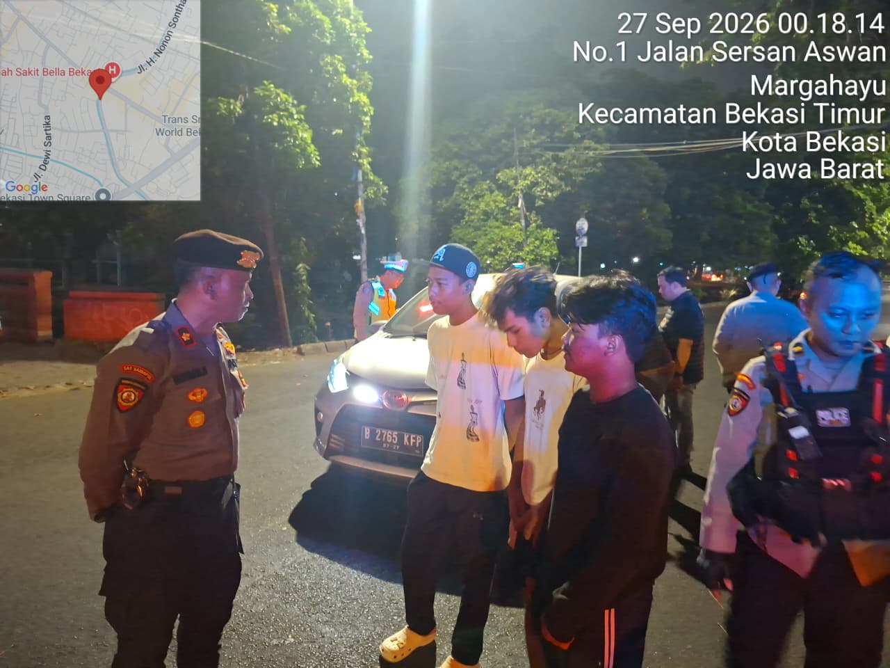 Tim 3 Perintis Presisi Sisir Jalur Protokol Bekasi Utara hingga Harapan Indah