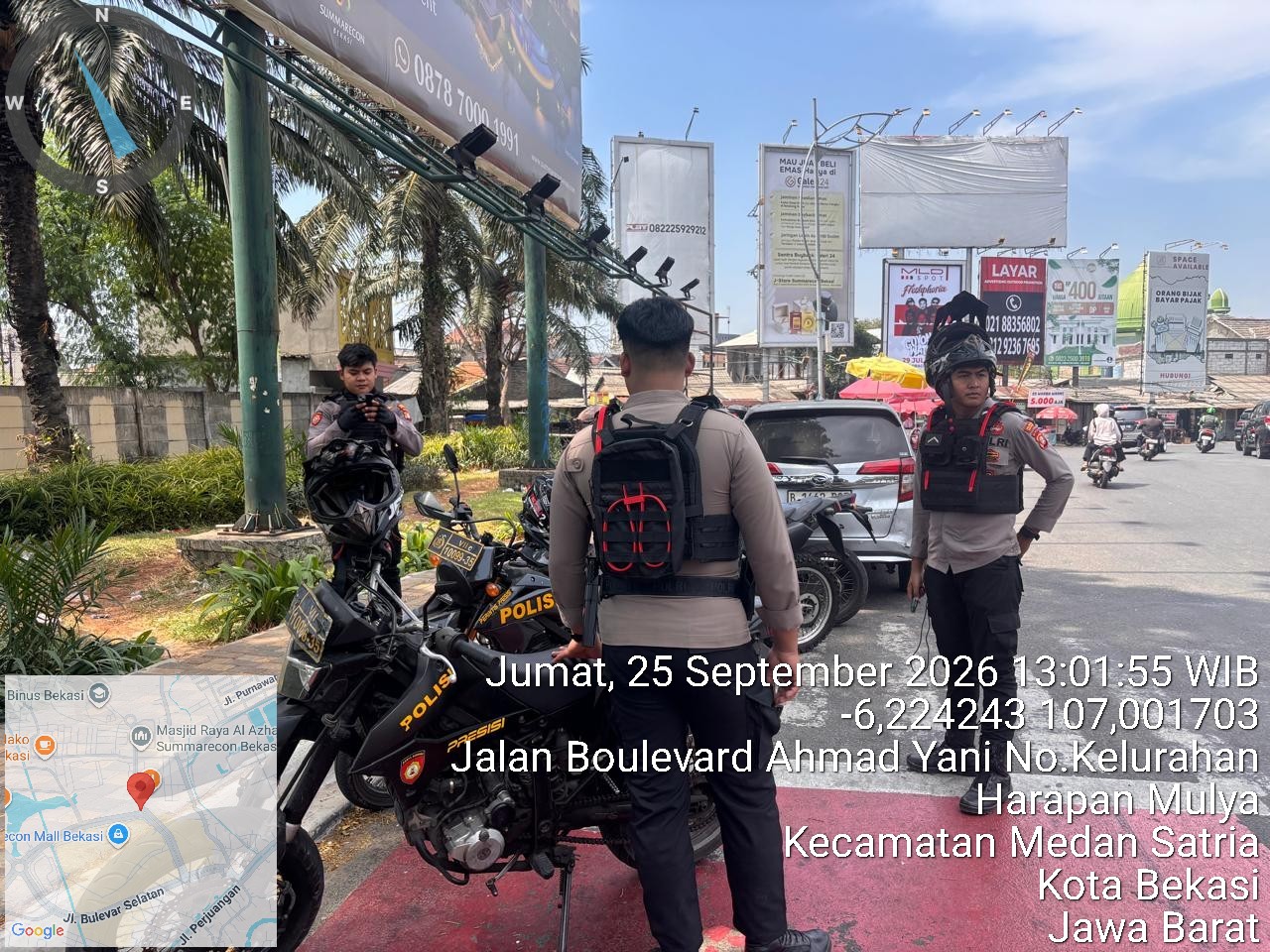 Patroli Preventif Tim 2 Presisi Sambangi SPBU dan Kawasan Summarecon Bekasi