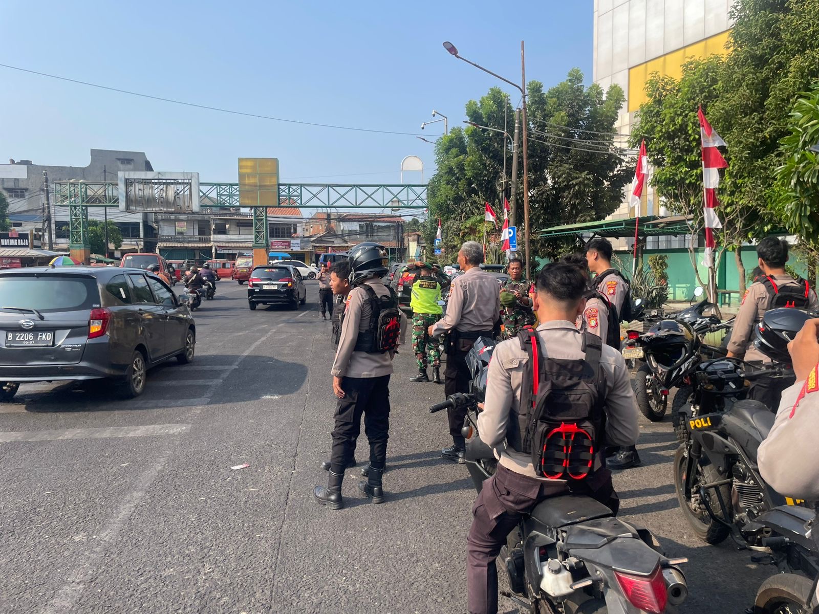 Penyatan Perbatasan Kota, Tim Perintis Presisi Polres Metro Bekasi Kota Siagakan Jalur Utama